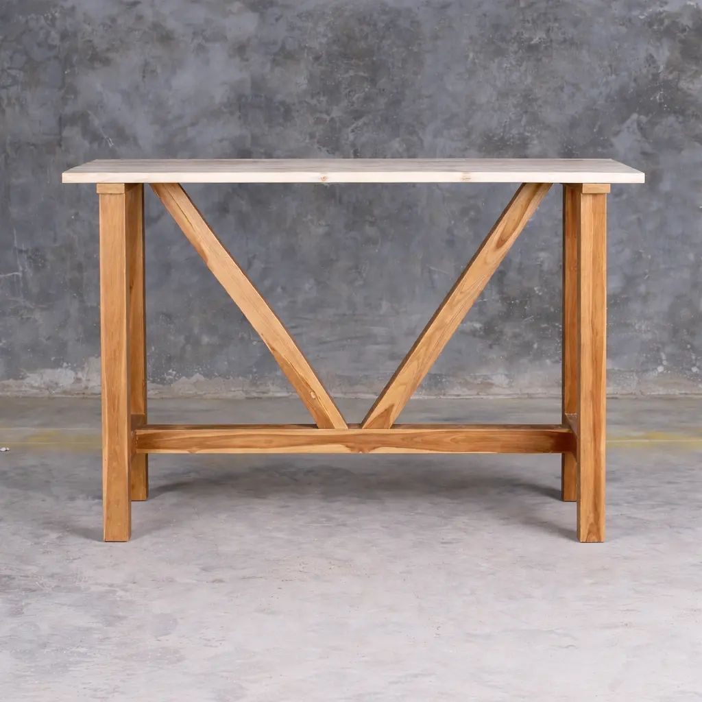 TEAK WOOD Table Indonesia BAR TABLE export furniture