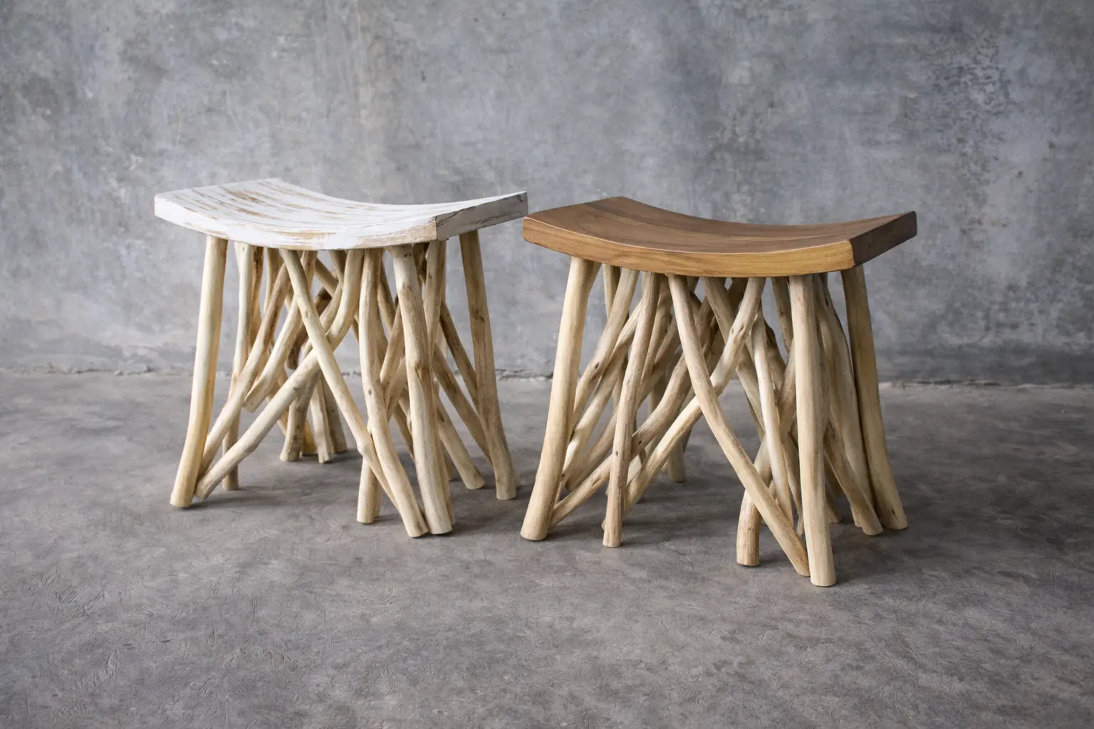 TEAK WOOD  AND TEAK BRANCH Table Indonesia Ares Side Table export furniture